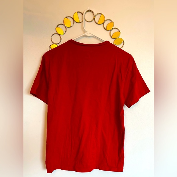 Joe Fresh Mickey Mouse Red T Shirt Womens Size Small Mens Size Extra Small Top - Picture 4 of 4